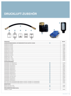 DRUCKLUFT-ZUBEH&Ouml;R - Agre