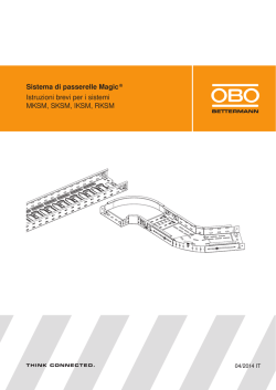 Sistema di passerelle Magic &reg; Istruzioni brevi per