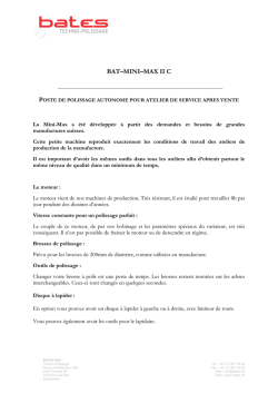 Mini Max 2c 2013 Français - Bates Sàrl Techno