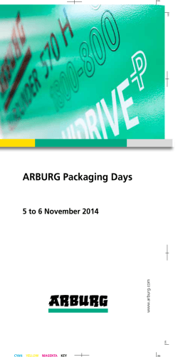 ARBURG Packaging Days