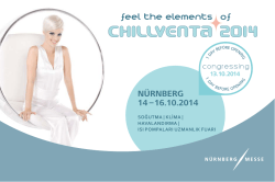 feel the elements of - Chillventa