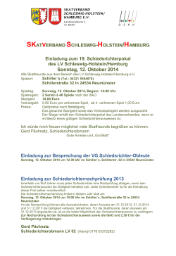 19. Schiedsrichterpokal am 12.10.2014 + Nachprüfung - LV 02