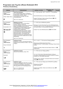 Programm als PDF herunterladen - Tag des offenen Denkmals