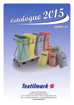 Catalogue Produits annexes 2015