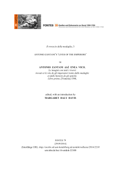 ANTONIO ZANTANI and ENEA VICO, Le imagini con tutti i riversi