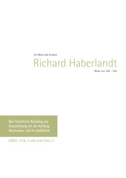 Download: Ankündigung und Inhalt als PDF - Home - Bernhard