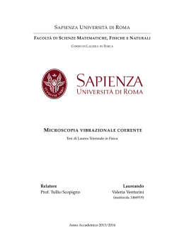Microscopia vibrazionale coerente