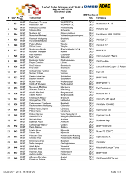 Download Teilnehmer-Liste  - TW-Sportsoft.de