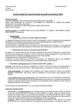 Ecole maternelle - lourypourtous2014