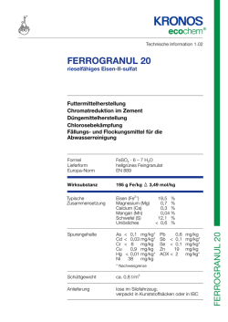 FERROGRANUL 20 - KRONOS ecochem
