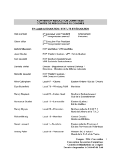 CONVENTION RESOLUTION COMMITTEES/