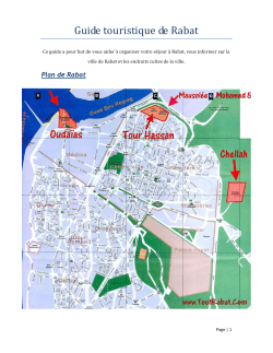Guide touristique de Rabat