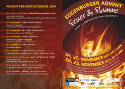 Feuer & Flamme - Eggenburger Orgelwort