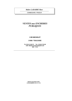 VENTES aux ENCHERES PUBLIQUES