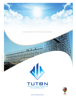 TUTON GERÜST—UND FERTIGUNGS—SYSTEIVIE - Tuton Metal