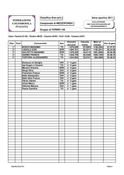 Download - gruppo colombofilo torino 150
