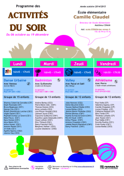 DU SOIR - Educ@Rennes