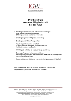 Jetzt Mitglied werden! - Wilhelmstrasse & Quellenviertel Wiesbaden