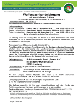 Ingrid Berg - Sch&uuml;tzenverband Hamburg und Umgegend eV