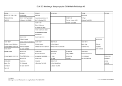DJK SC Nienberge Belegungsplan SCN-Halle Feldstiege 45