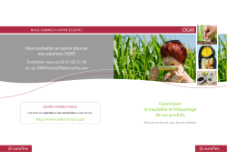 Flyer OGM - Eurofins