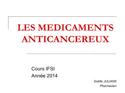 2014-12-10 – Mme JULIAN -Les médicaments