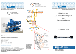 Informationsflyer zum Werkstoffkolloquium - IW - Leibniz Universit&auml;t