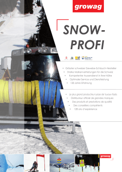SNOW- PROFI - growag Feuerwehrtechnik GmbH