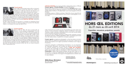 HORS &OElig;il EditiOnS
