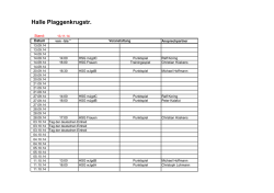 Halle Plaggenkrugstr. - Vareler Sporthallen