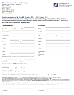 Wirtschaft kompakt - SEK 1(PDF, 356 KB) - Frankfurt School of