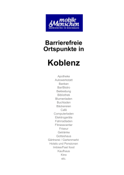 Koblenz - MobileMenschen.de