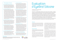 Evaluation EyeBrid Silicone