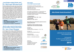 Dr. Michael Winterhoff Dr. Jan-Uwe Rogge 2014