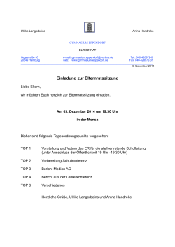 Einladung ER-Sitzung_03.12.2014 .pages - Gymnasium Eppendorf