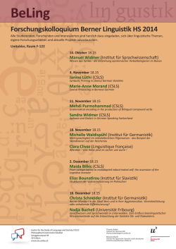 CSLS - Center for the Study of Language and Society