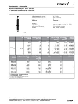 Industriesto&szlig;d&auml;mpfer, Serie SA1-MA - AVENTICS