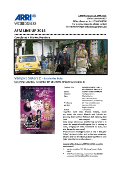 ARRI Worldsales at AFM 2014_LineUp_print_final