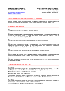 PROMOTION 2002 - Institut national du patrimoine