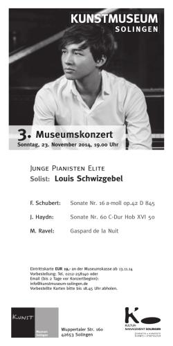 Handzettel_3. Museumskonzert_Schwizgebel.indd - Kunstmuseum