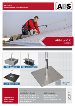 ABS-Lock® X - ABS Safety GmbH