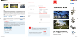 Itron Seminarplan Anmeldeformular 2015