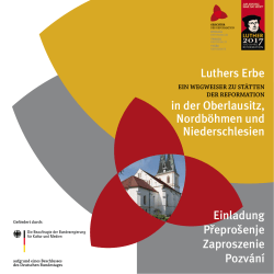 Luthers Erbe in der Oberlausitz, Nordböhmen und Niederschlesien