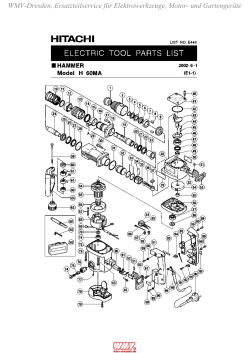 HITACHI-H60MA_-_Hammer, Ersatzteile, Ersatzteilzeichnungen