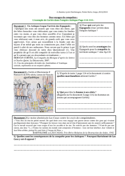 Document 3 Le moine dominicain Las Casas contre les exc&egrave;s des
