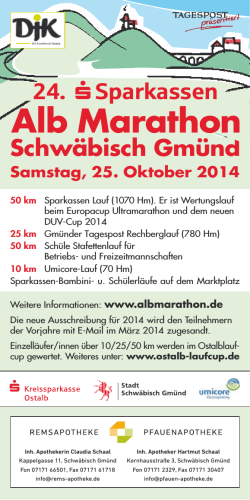 Schwäbische Alb 25.10.2014 - Die Bayerische Laufzeitung