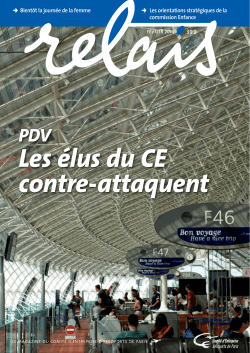 Infos CE - CE Aéroport de Paris