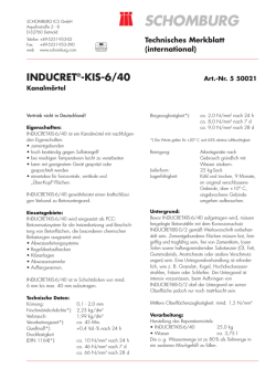 inducret&reg;-kis-6/40 - SCHOMBURG International