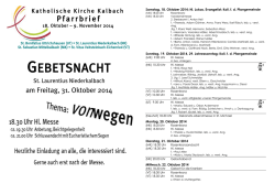 Download Pfarrbrief - Katholische Kirche Kalbach