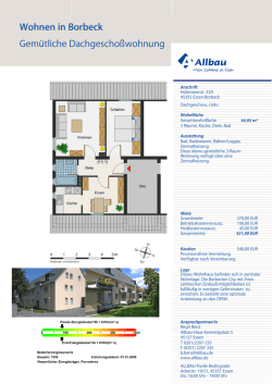 Immo der Woche H&uuml;lsmannstr. 52a 3 R&auml;ume, K, D, B Bad mit
